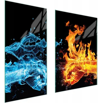 Kuchyňské prkénko Krájecí deska TMK ArtDeko sklo 2 ks