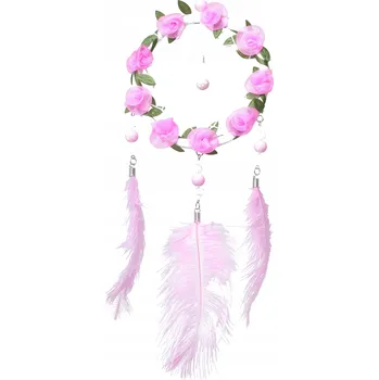 Lapač snů Lapač Snů Lapač snů RŮŽOVÝ Svatba Svaté Přijímání 30 cm