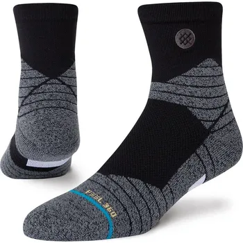 Pánská móda stance Ponožky icon sport quarter socks black