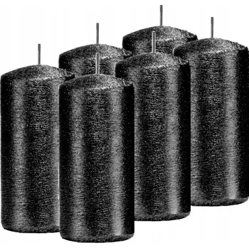 Svíčka Tradiční parafínová svíčka bez vůně Drobo 6 ks