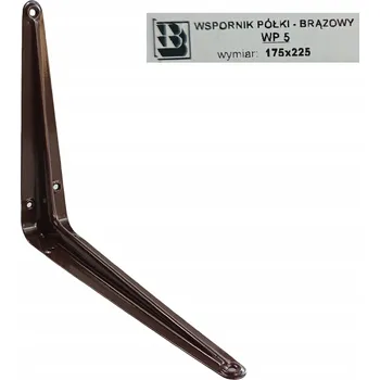 police Držák police 175 x 225 hnědý (20 ks)