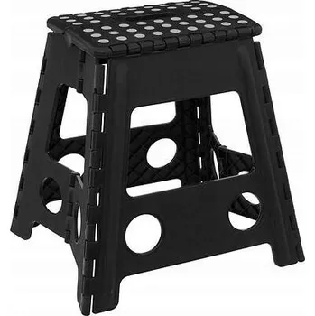 Stolička Plastová stolička 1-stupínek 39 cm | černá