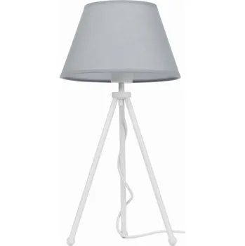 Stojací lampa Stolní lampa Ledigo Karo bílá, šedá 40 W