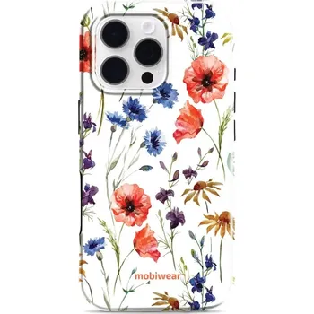 Pouzdro na mobilní telefon Odolný obal Mobiwear Elite Pro - Apple iPhone 16 Pro - EP04E Luční kvítí (Odolné pouzdro, obal kryt Mobiwear Elite Pro - maximální ochrana mobilu, zesílené hrany, přesné výřezy, pohodlné držení, odolná grafika, kvalitní materiály)