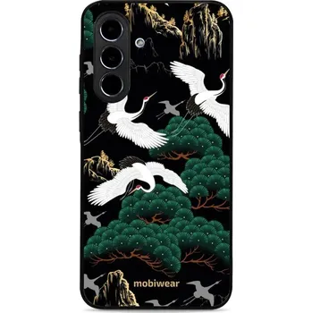 Lesklý kryt Mobiwear Glossy - Samsung Galaxy A56 5G - G042G - Jeřábi (Prémiové lesklé pouzdro, obal, kryt Mobiwear Glossy na mobil Samsung Galaxy A56 5G - G042G - Jeřábi, materiál Plast + TPU silikon - krytí po všech stranách, neošoupatelný potisk, tenké)