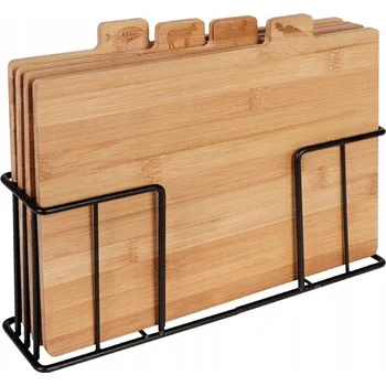 Kuchyňské prkénko Krájecí prkénko Vilde bambusové 4 ks