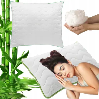 Polštář POLŠTÁŘ Bambusový 50x70 KOMFORTNÍ S NASTAVITELNOU VÝŠKOU Polská Výroba