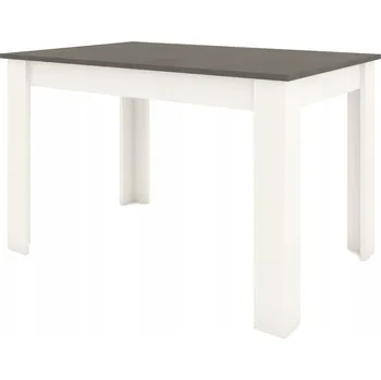 Jídelní stůl Konferenční stolek / Jídelní stůl 110x70 cm do jídelny, obývacího pokoje, kuchyně – ČERNO-BÍLÝ