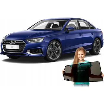 autokoberec Sluneční clony na okna s magnety pro Audi A4 B9 Sedan od roku 2015-