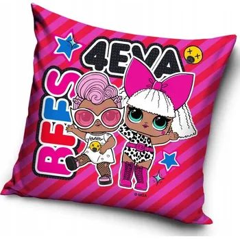 Polštář POVLEČENÍ NA POLŠTÁŘ 40x40 PANENKY LOL SURPRISE