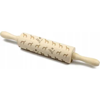 Váleček na těsto Cirneco dell'Etna, Sicilský chrt - váleček na těsto s motivem psa, váleček se vzorem