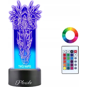 Lampička Noční lampa Plexido vícebarevná