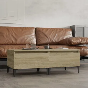 Konferenční stolek Odkládací stolky, 2 ks, dub sonoma, 50x46x35 cm