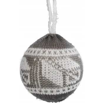 Vánoční dekorace Vánoční ozdoba - vlněná závěsná BAŇKA