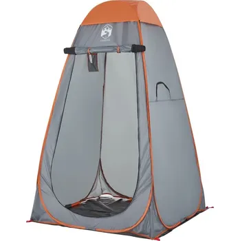Stan OMAXI Toaletní stan šedý a oranžový pop-up nepromokavý 492387