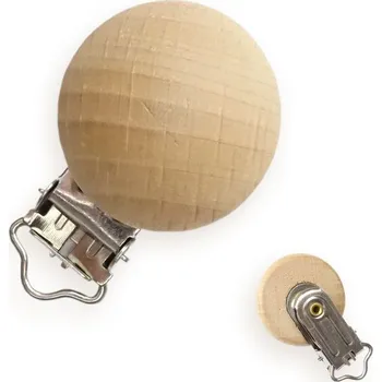 Dřevěný klip na dudlík 30mm