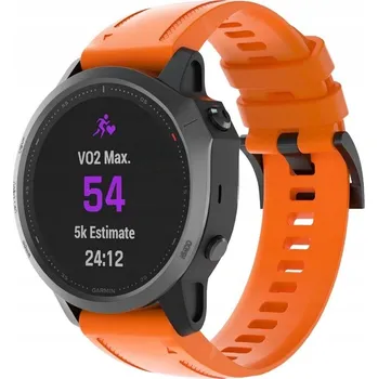 Řemínek na hodinky Řemínek RZAKcesoria pro Garmin 20mm oranžový
