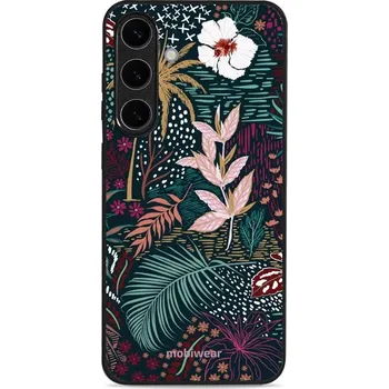 Pouzdro na mobilní telefon Lesklý kryt Mobiwear Glossy - Samsung Galaxy S25 Plus - G043G - Temná flóra (Prémiové lesklé pouzdro, obal, kryt Mobiwear Glossy na mobil Samsung Galaxy S25 Plus - G043G - Temná flóra, materiál Plast + TPU silikon - krytí po všech stranách, neošoupatelný)
