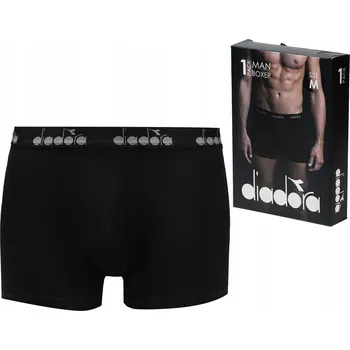 Pánské spodní prádlo Pánské boxerky slipy DIADORA bavlna vel. XL černé