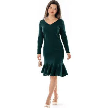Dámské šaty Dámské šaty DASHA 40 Lahvově zelená