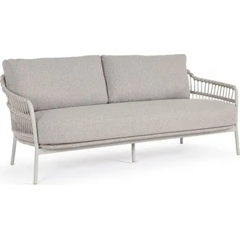 Pohovka BIZZOTTO Dvoumístná zahradní pohovka TALAIA světlá