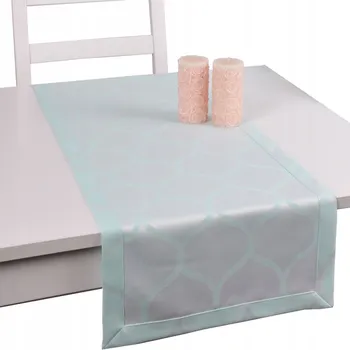 Obraz Běžec na stůl odstíny zelené 140 x 40 cm