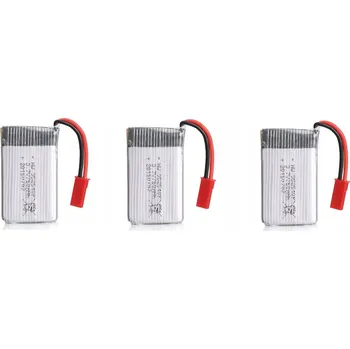 Vrták Baterie Yunique PP-QDFW-90DA 3,7 V 750 mAh 3 ks pro MJX X300C/X400/X800