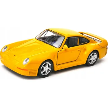 autíčko Porsche 959 kovový model v měřítku 1:34 - 39 WELLY Nex žlutý