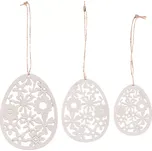 Vajíčko závěsné 3 ks - KLA706 WT - SLEVA 3% s kodem radost25