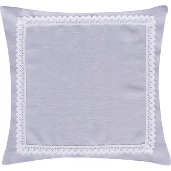 Povlak na polštářek Dekorační povlak na polštář MALAGA 40x40 Šedý