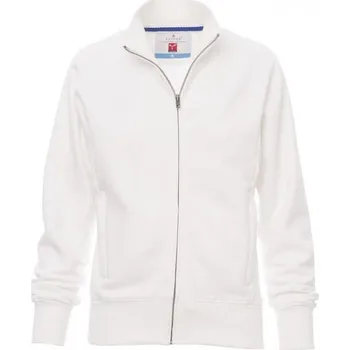 Dámská mikina Payperwear Dámká zúžená mikina Class+ Lady s kovovým zipem Barva: Bílá, Velikost: L