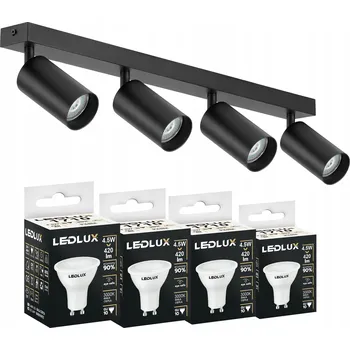 Stropní svítidlo lišta halogenová objímka 4xGU10 4,5W