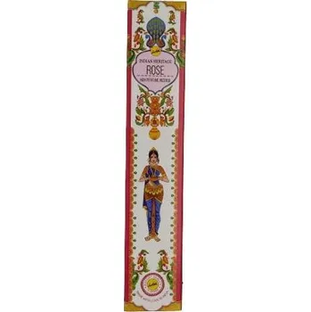Vonná tyčinka SREEVANI - Prémiové vonné tyčinky ROSE (Růže)