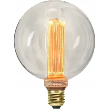 Žárovka PRŮHLEDNÁ LED ŽÁROVKA E27 G125 2,5W 1800K 90LM