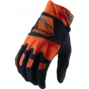 Moto rukavice KENNY RUKAVICE TRACK ČERNÁ/ORANŽOVÁ 2023 VELIKOST 12