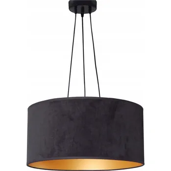 Lustr Závěsný Lampa STROPNÍ SVÍTIDLO Průměr 60cm LED E27 Stínidlo Velur Obývací pokoj LOŽNICE