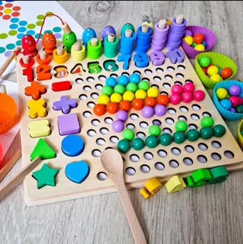 RYBIČKY RYB MONTESSORI VZDĚLÁVACÍ HRAČKA