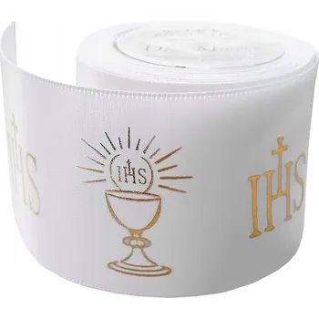 Stuha Saténová stuha 22 m x 2,5 cm bílá