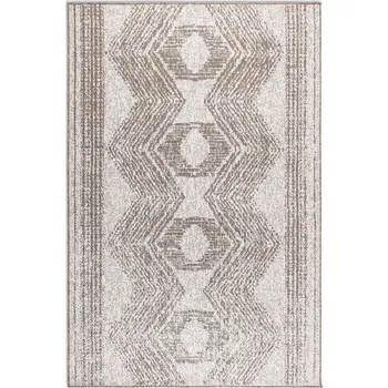 Koberec Na terasu Koberec 80x150cm, béžová a krémová, oboustranný, plochě tkaný provázek