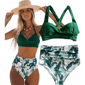 Dámské plavky DVOUDÍLNÉ PLAVKY BIKINI NA ZAVAZOVÁNÍ / M
