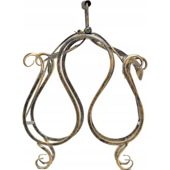 Stojan na víno STOJAN NA LAHVE, DRŽÁK na 3 lahve, Kovový