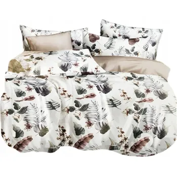 Povlečení POVLEČENÍ POVLAKY 160X200 2x POVLAKY NA POLŠTÁŘE 70X80 3 Č. SADA POVLEČENÍ Z MIKROVLÁKNA SATÉN