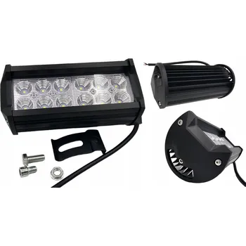 LED PRACOVNÍ SVĚTLO DÁLKOVÉ REFLEKTOR HALOGEN OFF-ROAD 36W 12 LED 12V-36V