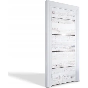 Fototapeta Fototapeta na dveře dýha samolepka samolepící Bělené dřevo 75x205 cm