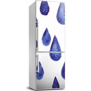 Fototapeta Fototapeta / Samolepka na ledničku - Modré kapky
