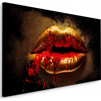 Obraz Obraz Zlato-Červené RTY Abstrakce Dekor 40x30