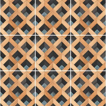 Fototapeta Samolepka na obklady do kuchyně a koupelny - dřevěná mozaika 10x10 cm