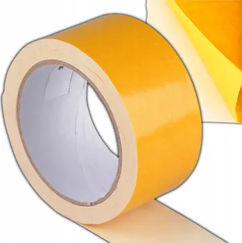 Lepicí páska Oboustranná Páska Silná Zesílená Textilní 48mm 23M Průhledná Odolná