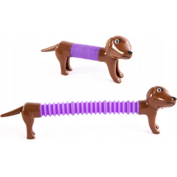 Pejsek Pop Tube Senzorická Hračka Různé Barvy