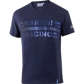 Moto oblečení Tričko Sparco Martini Racing Big Logo tmavě modré vel. S